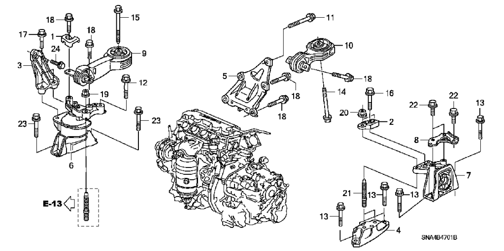 Broken Engine Mount? - 8th Generation Honda Civic Forum: honda civic engine diagram 2008 at sanghur.org