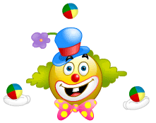 clown animation photo:  Clown-Juggling-animated-animation-c.gif