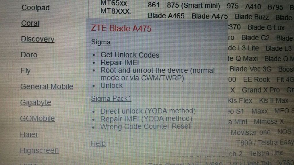 Zte Blade A475 Ayuda - Como Unlock ? - Clan GSM - Unión de los Expertos