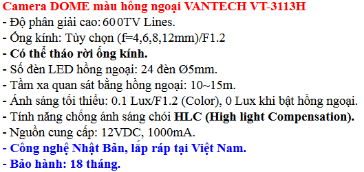 thong so 3113h
