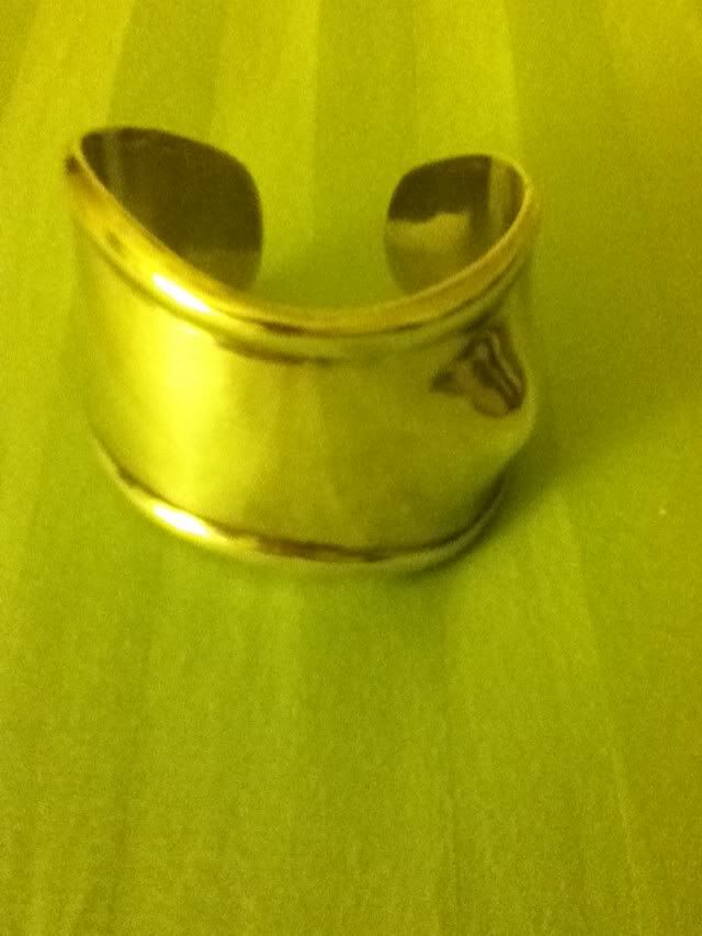 Silver bone cuff bracelet