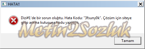 3fsuny0k hatası