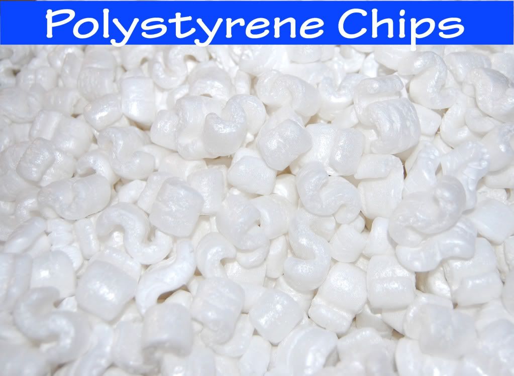Packing Peanuts Chips Loose fill Polystyrene Chips App 2. Cb Ft