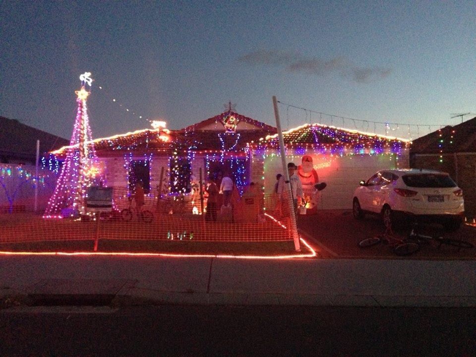 Christmas Light Installation Riverside Campground