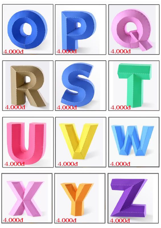 Bán mô hình giấy 3D chưa thành phẩm với 3,000 mẫu. - 9