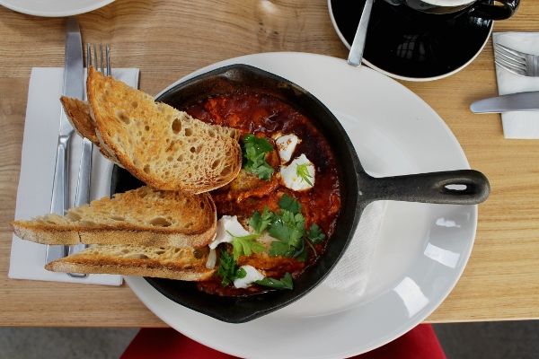 Baked eggs