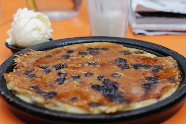 Blueberry pancakes