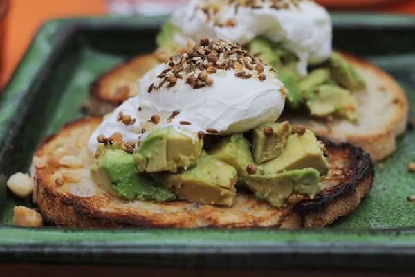 Smashed avocado