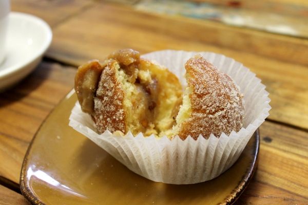 Peanut butter and jelly donut