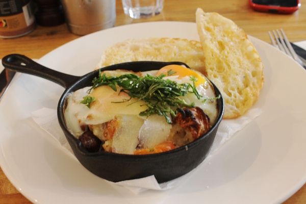Baked eggs 2