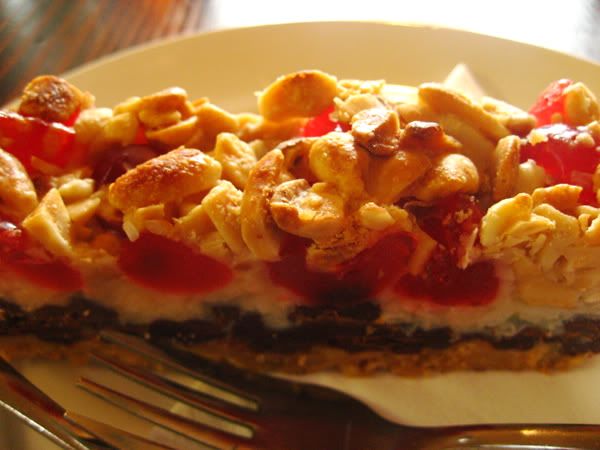 Cherry Peanut Slice