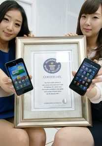 LG Optimus Entered in Guiness Book of Record