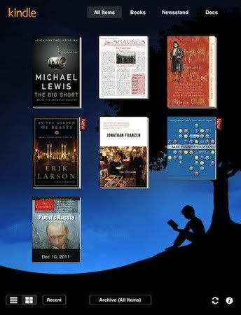 Amazon Kindle app for iOS