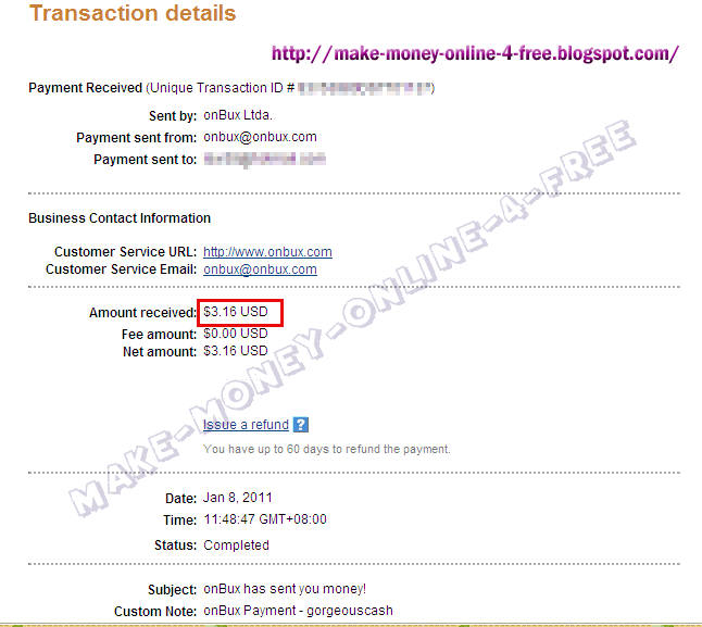 Onbux 2nd payout
