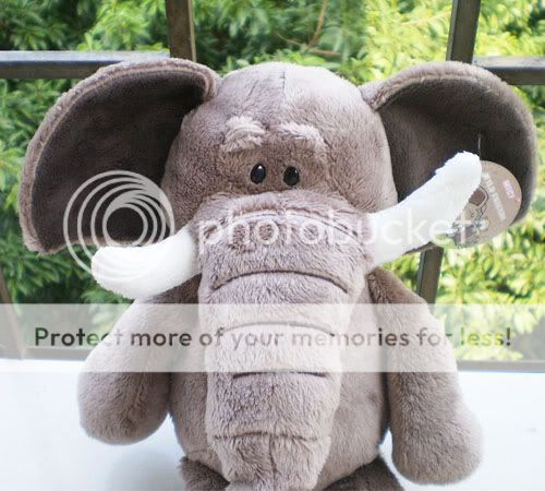 lovely nici grey elephant stuffed animals 25cm new