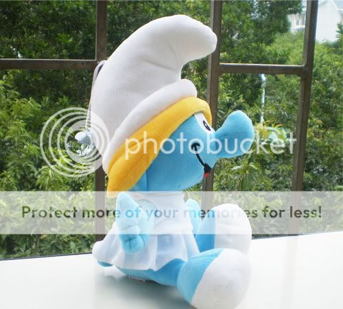 The Smurfs Stuffed Animals SOFT TOY SUCKER DOLL La Schtroumpfette 