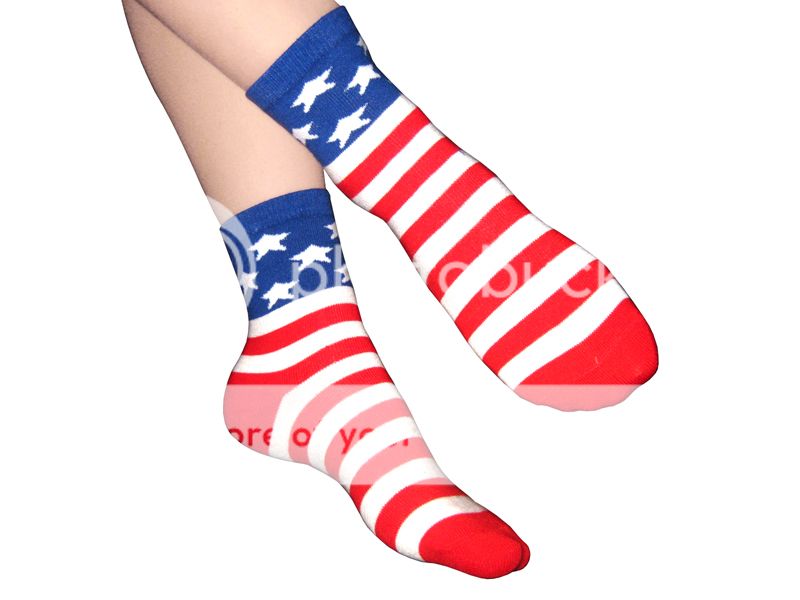 American flag female socks,USA flag woman socks,the Stars and Stripes ...