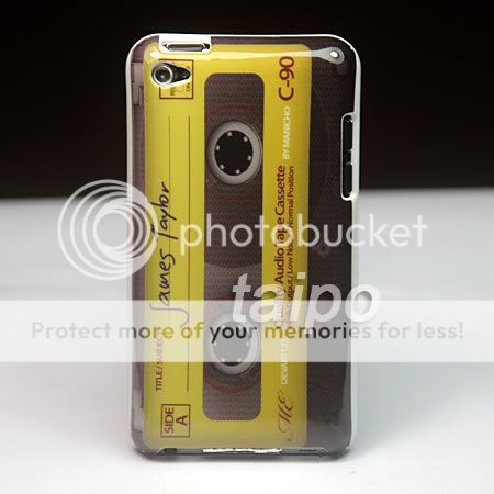 Tape Cassette Hard Back Case Cover FOR IPOD TOUCH 4 4TH GEN  