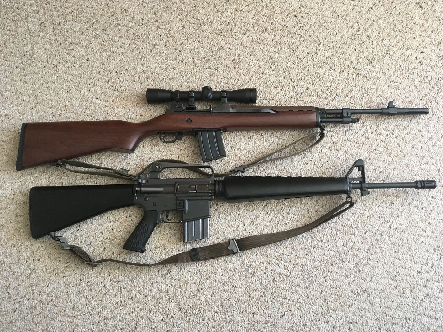 I like both the AR-15 and the Mini-14, but my Mini-14s get shot a lot mor.....