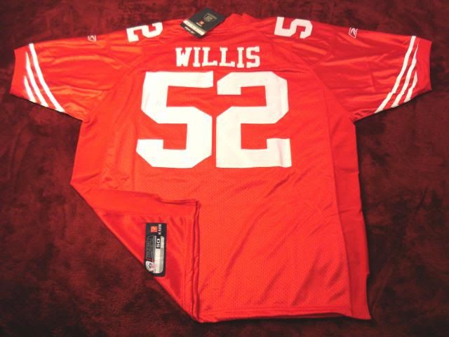 patrick willis jersey stitched